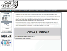 Tablet Screenshot of castseekers.com
